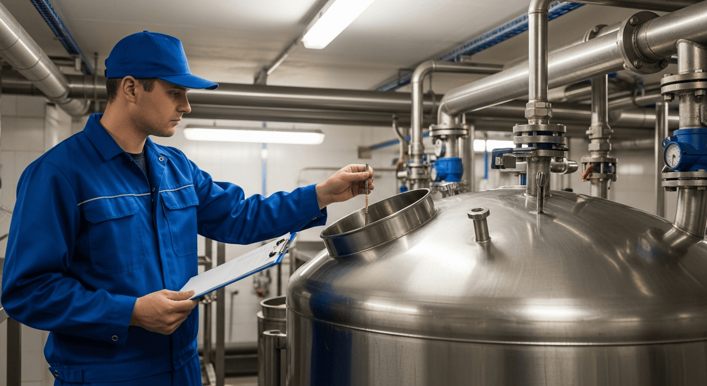 Monatliche Eigenkontrolle nach DIN 4040-100