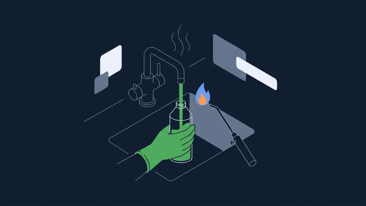 Probenahme (Trinkwasser) — Illustration